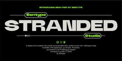 Stranded Font Poster 1