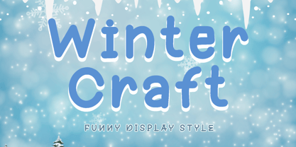 Winter Craft Font Poster 1