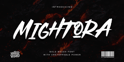 Mightora Font Poster 1
