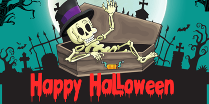 Mystery Blood Italic Font Poster 2