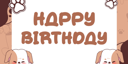 Doggy Pipom Font Poster 4