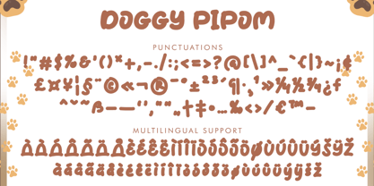Doggy Pipom Font Poster 6