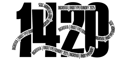 Ingrovia Font Poster 6