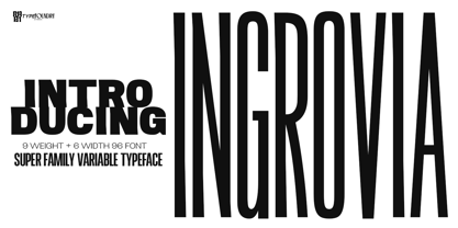 Ingrovia Font Poster 1