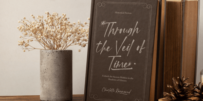 Streaklines Font Poster 3