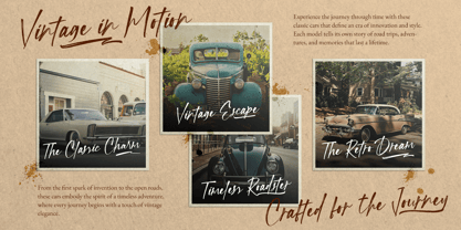 Streaklines Font Poster 5