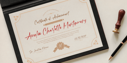 Streaklines Font Poster 4