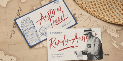 Streaklines Font Poster 7