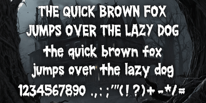 Halloween Scream Font Poster 4