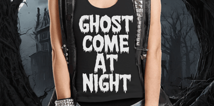 Halloween Scream Font Poster 3