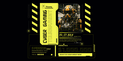 Gofay Micsoty Font Poster 7