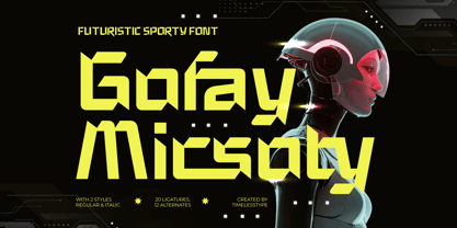 Gofay Micsoty Font Poster 1