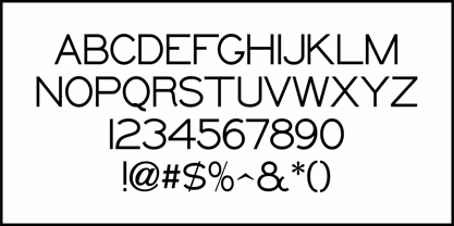 Old Time Sans JNL Font Poster 3