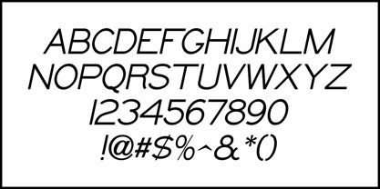 Old Time Sans JNL Font Poster 5