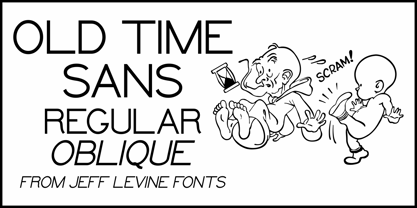 Old Time Sans JNL Font Poster 1