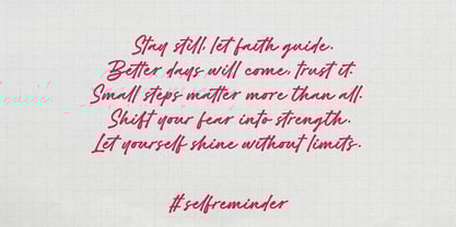 Lushy Bloom Font Poster 4