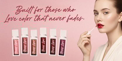 Lushy Bloom Font Poster 8