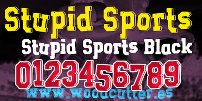 Stupid Sports Font Poster 5