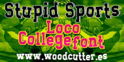 Stupid Sports Font Poster 1