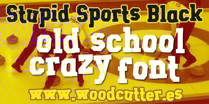 Stupid Sports Font Poster 2