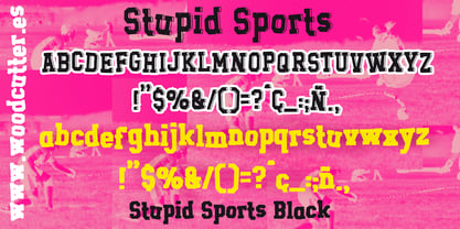 Stupid Sports Font Poster 7