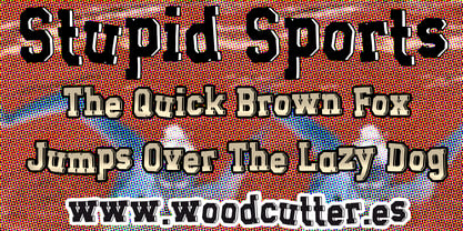 Stupid Sports Font Poster 3