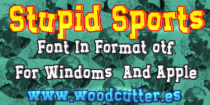 Stupid Sports Font Poster 4