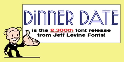 Dinner Date JNL Font Poster 2