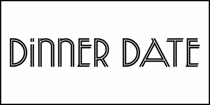 Dinner Date JNL Font Poster 3