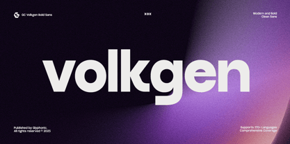 GC Volkgen Font Poster 1