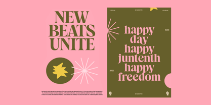 Sagira Beverly Font Poster 4