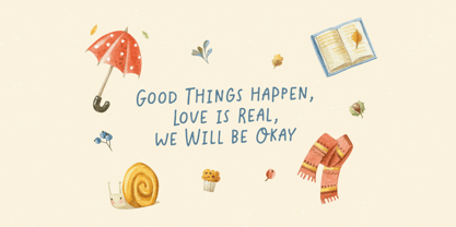 Happy Grounds Font Poster 3