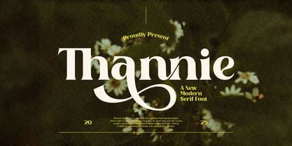 Thannie Font Poster 1