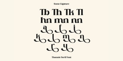 Thannie Font Poster 4