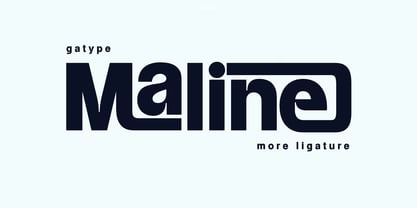 Maline Font Poster 1