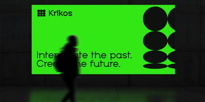 Krikos Font Poster 2