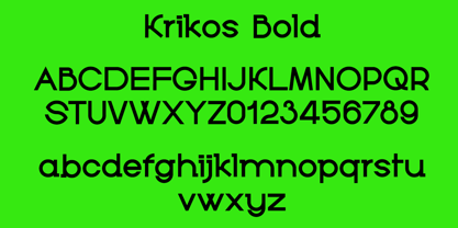 Krikos Font Poster 5