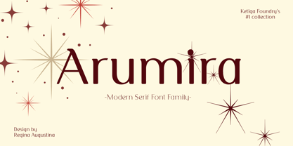 Arumira Font Poster 1