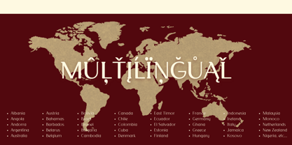 Arumira Font Poster 6