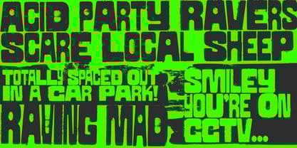 Raaavy Font Poster 4