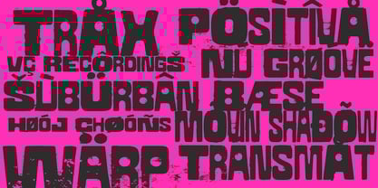 Raaavy Font Poster 12