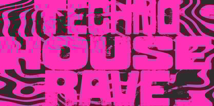 Raaavy Font Poster 8