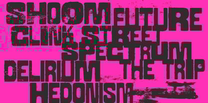 Raaavy Font Poster 2