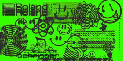 Raaavy Font Poster 13