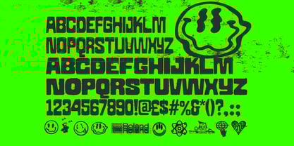 Raaavy Font Poster 3