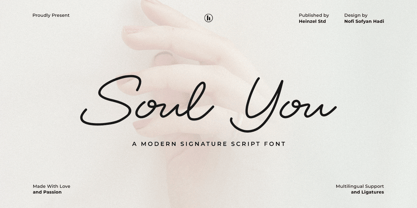 Soul You Font Poster 1