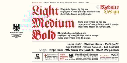 Nomen Est Omen Font Poster 2