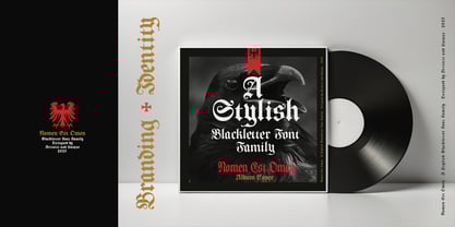 Nomen Est Omen Font Poster 12