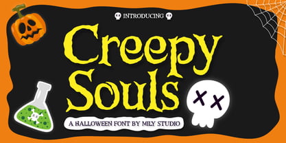 Creepy Souls Font Poster 1