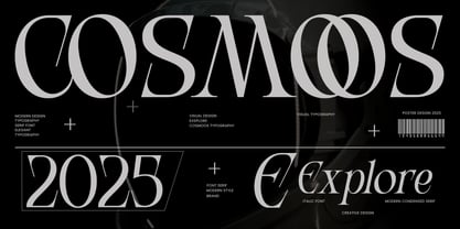Nexus Stroke Font Poster 4